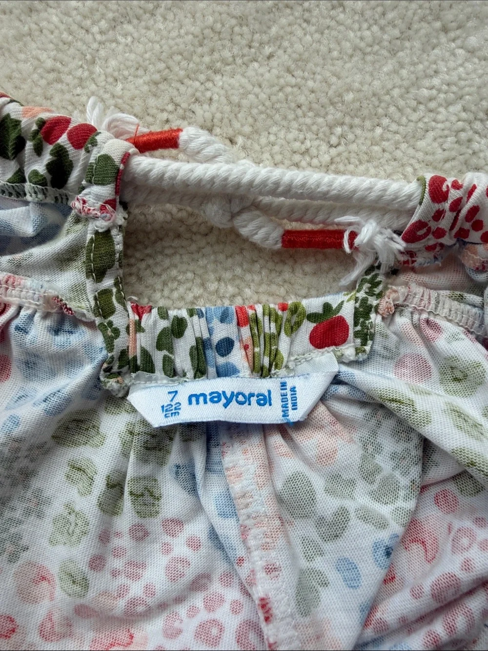 Mayoral Girls Floral Print Sundress